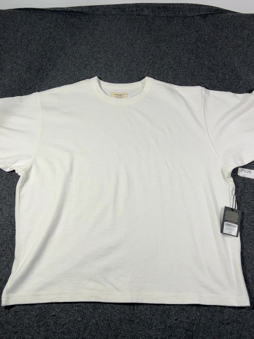Buck Mason White Field-Spec 90s Boxy Heavy Tee Mens Sz XXL Msrp55 NWT [PC26]